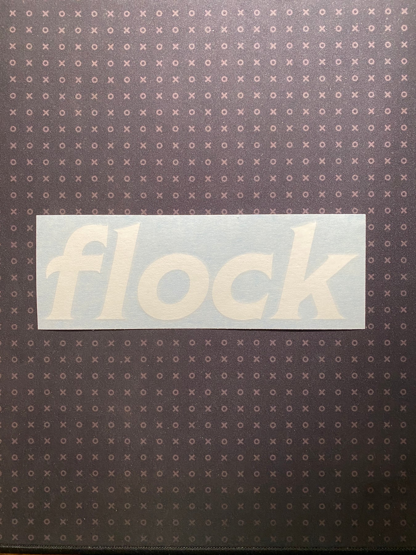 Fk Flock Sticker flock
